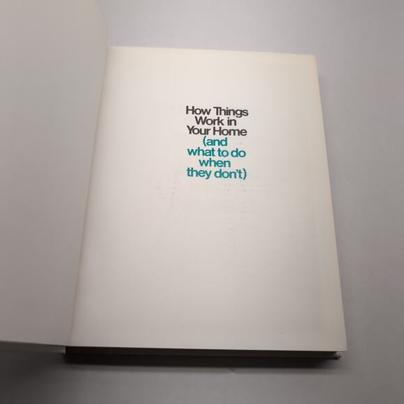 How Things Work In Your Home (And What To Do When They Don't) Time Life Book - Picture 9 of 11